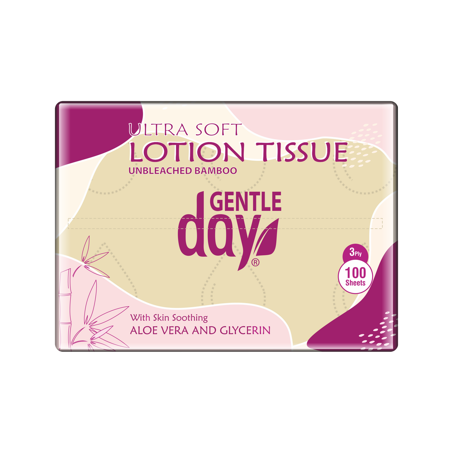 Bamboo Lotion Tissue with Aloe Vera and Glycerin