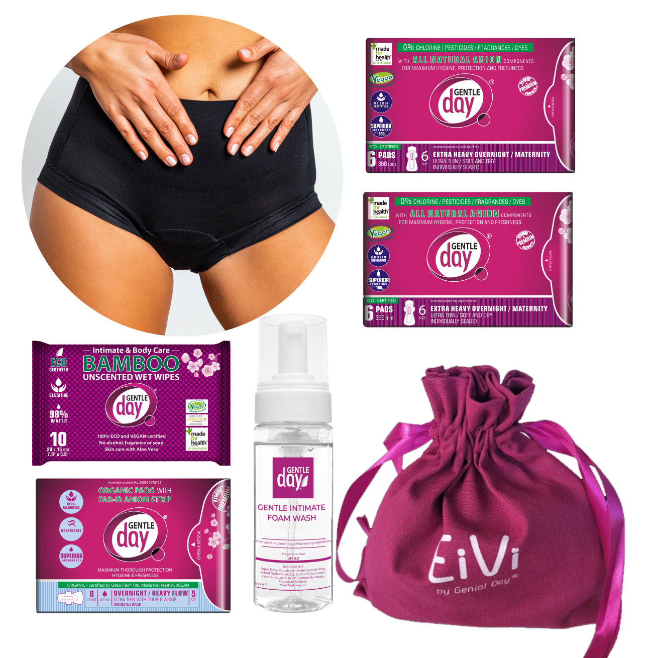 Postpartum Kit with Period Panties