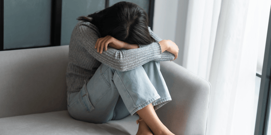 Woman experiencing premenstrual dysphoric disorder