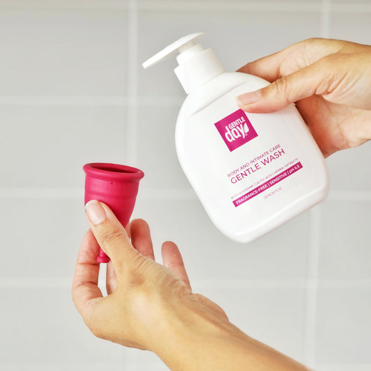 Õrn intiim- ja pesugeel pumbaga