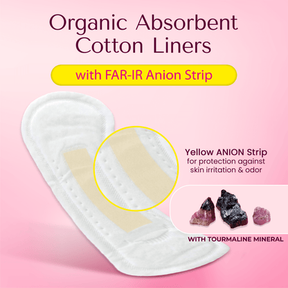 Organic Cotton Liners, travel pack