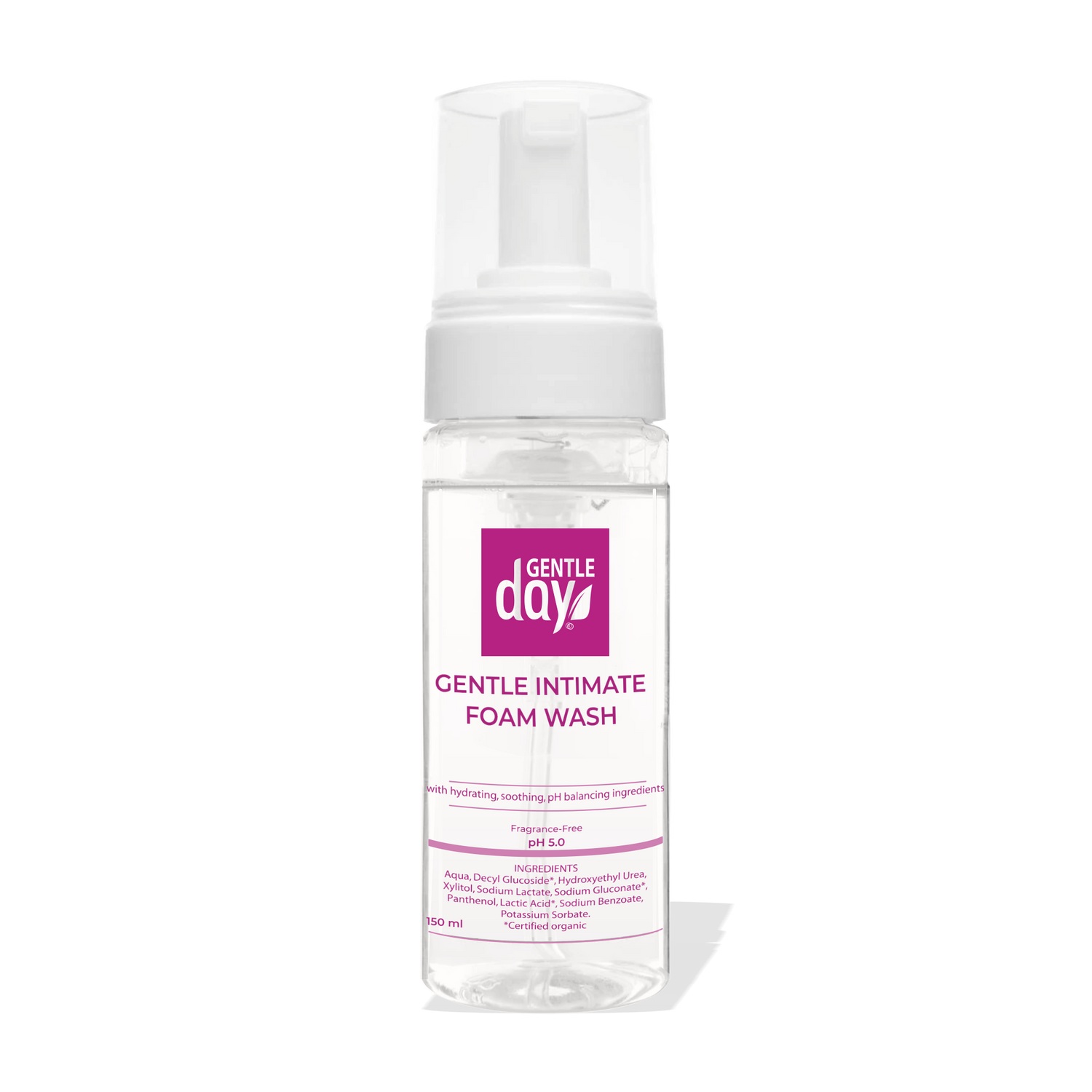 Packaging of Gentle Day intimate foam